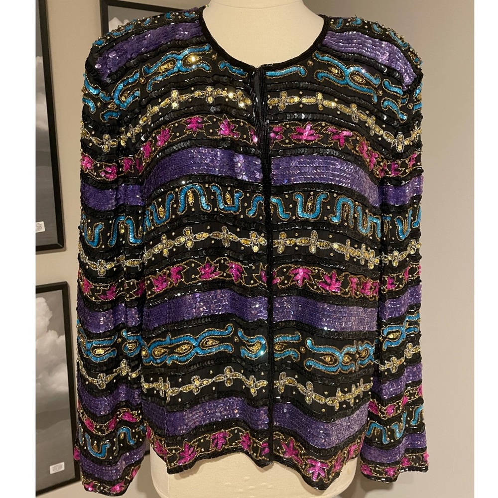 Vintage TAIT MATE Sequin Jacket, NWT!